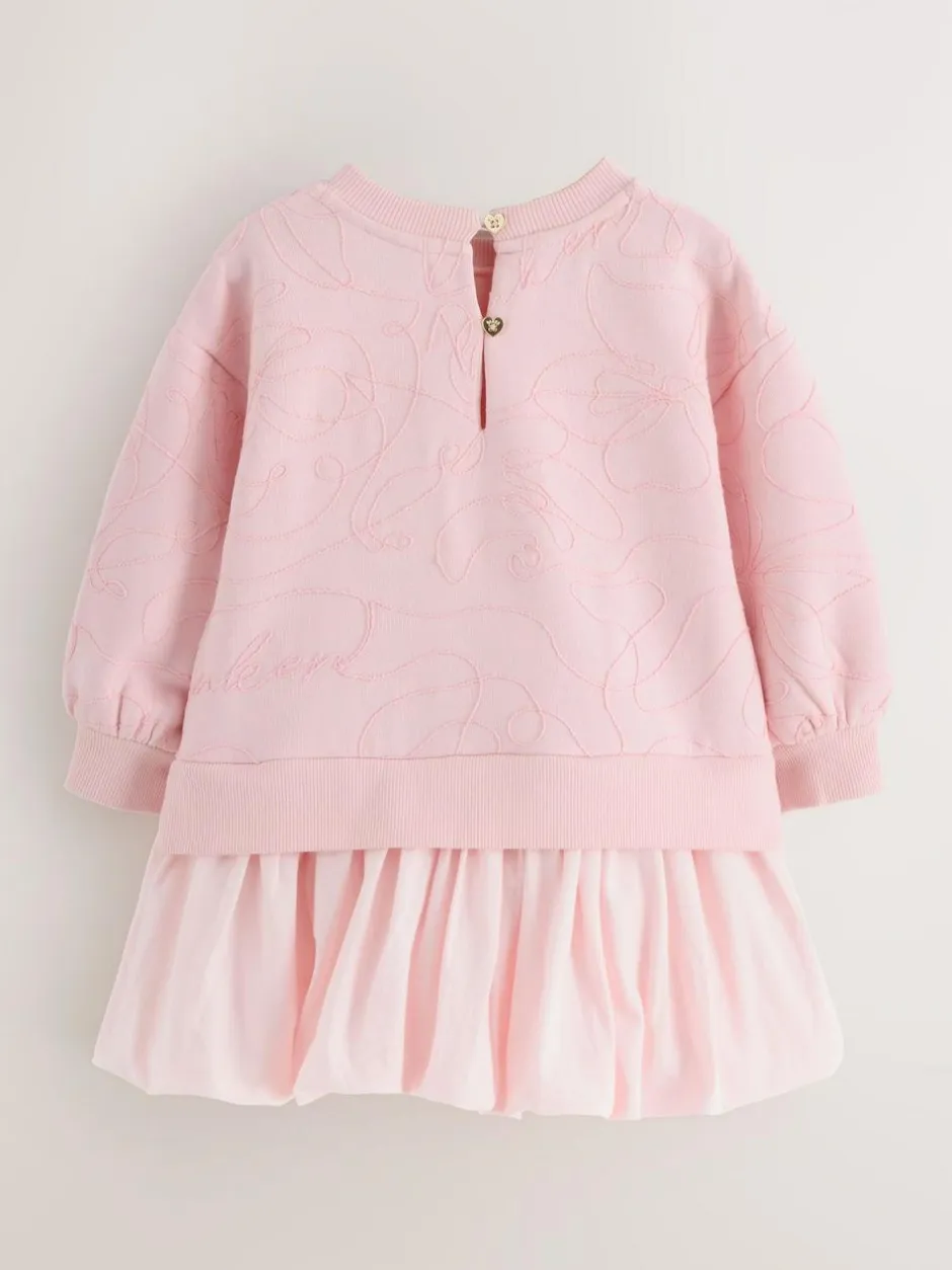 Baker by Ted Baker Corded Bubble Hem Mockable Dress Best