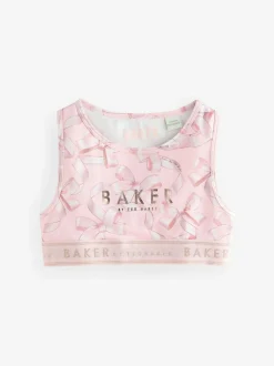 Baker by Ted Baker Crop Tops 3 Pack Pink Online