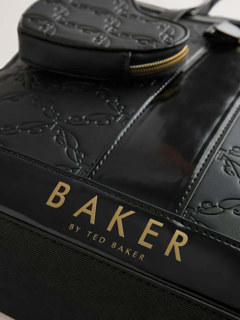 Baker by Ted Baker Embossed PU Tote Bag Black Hot