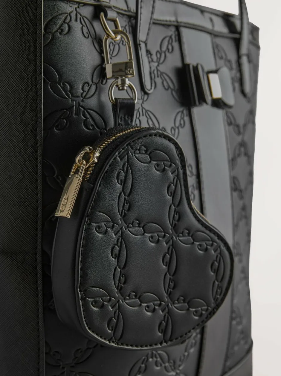 Baker by Ted Baker Embossed PU Tote Bag Black Hot