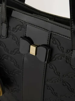 Baker by Ted Baker Embossed PU Tote Bag Black Hot