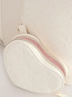 Baker by Ted Baker Embossed PU Tote Bag Bone Discount