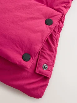 Baker by Ted Baker Girls Shower Resistant Longline Padded Coat Pink Sale