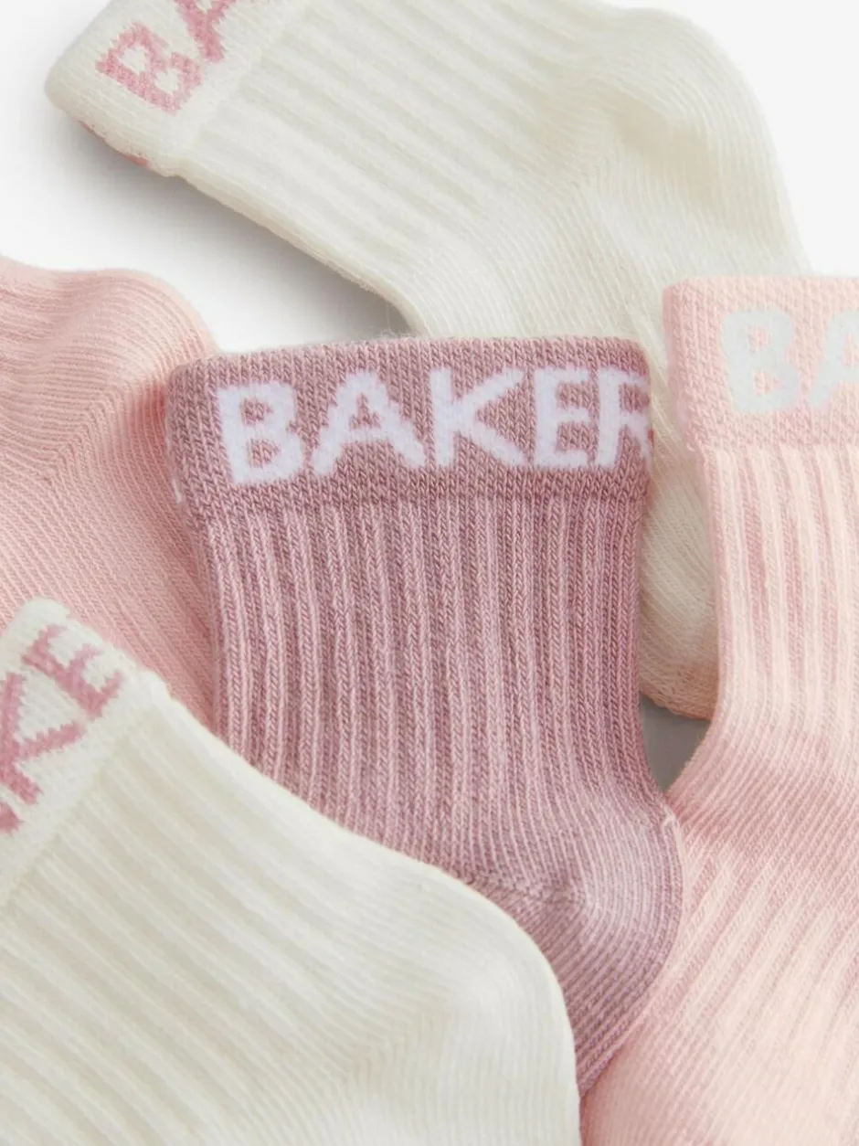 Baker by Ted Baker Girls Socks 5 Pack Multi