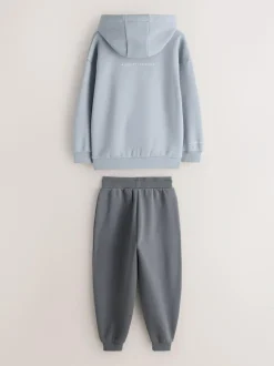 Baker by Ted Baker Oversized Graphic Hoodie and Joggers Set Grey Best