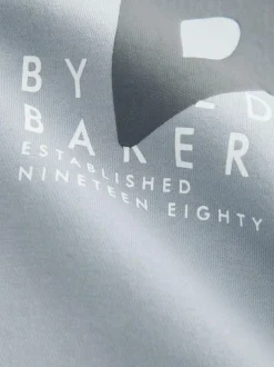 Baker by Ted Baker Oversized Graphic Hoodie and Joggers Set Grey Best