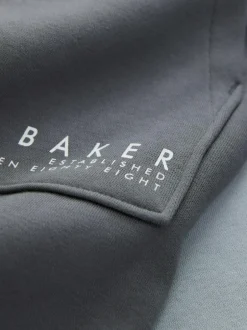 Baker by Ted Baker Oversized Graphic Hoodie and Joggers Set Grey Best