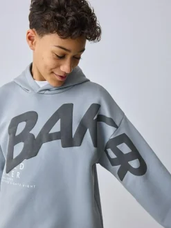 Baker by Ted Baker Oversized Graphic Hoodie and Joggers Set Grey Best