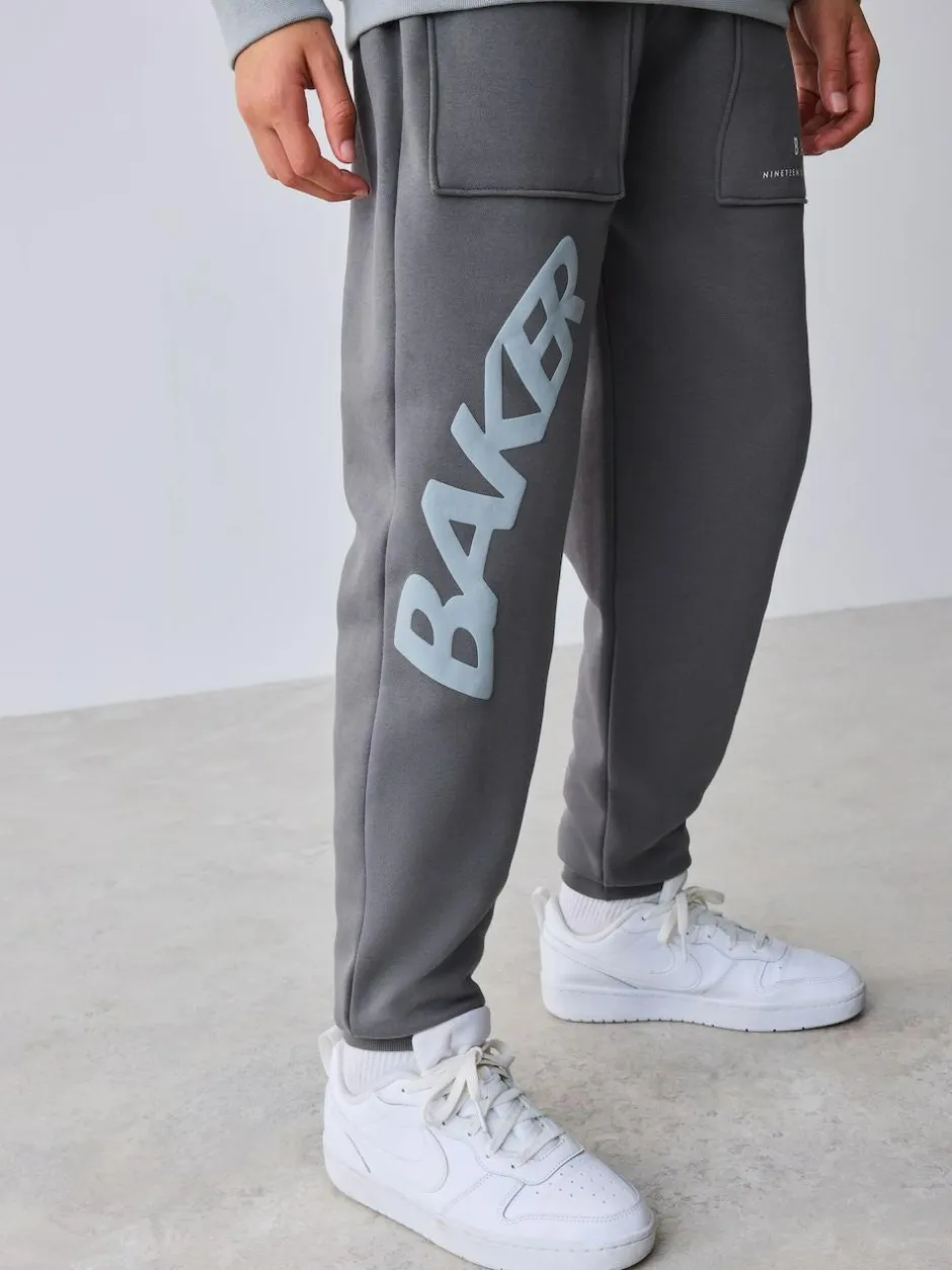 Baker by Ted Baker Oversized Graphic Hoodie and Joggers Set Grey Best