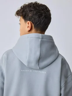 Baker by Ted Baker Oversized Graphic Hoodie and Joggers Set Grey Best