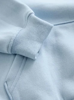 Baker by Ted Baker Oversized Embossed Hoodie Blue New