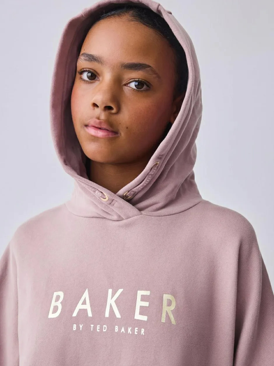 Baker by Ted Baker Oversized Back Print Hoodie New