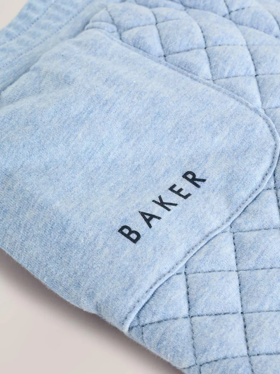 Baker by Ted Baker Quilted Jacket T-Shirt and Trousers 3 Piece Set Blue Sale
