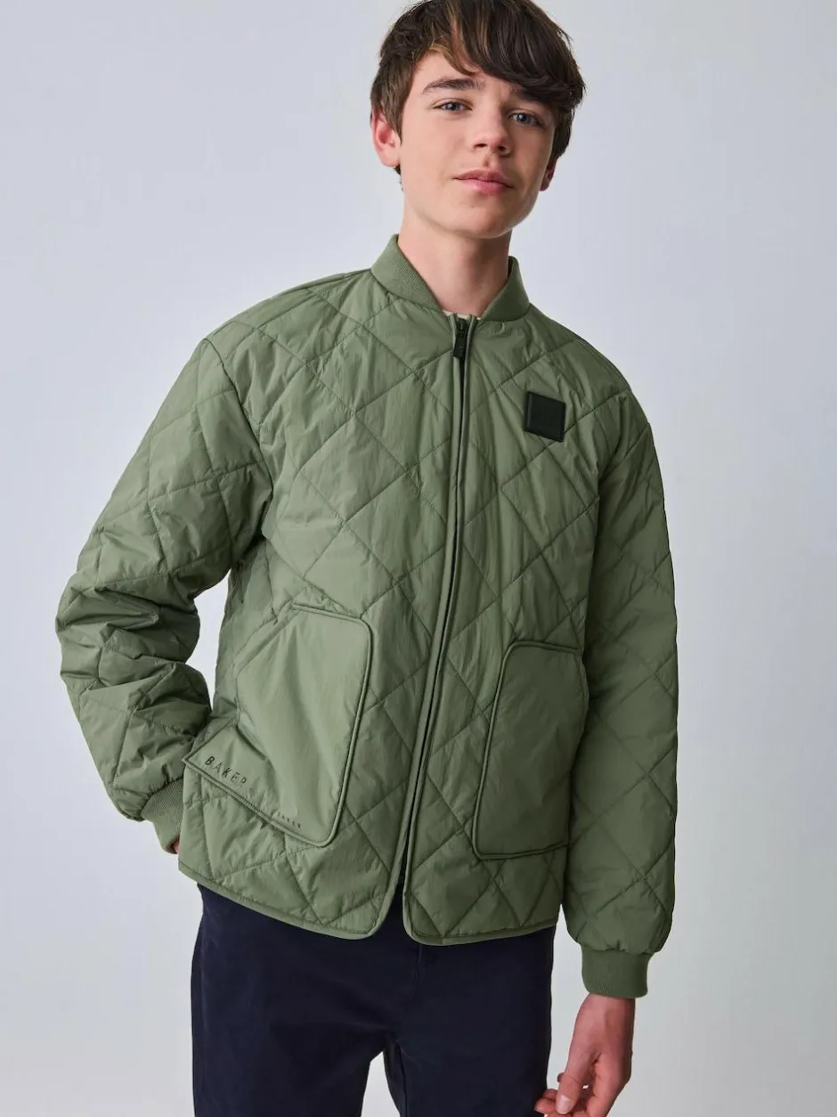 Baker by Ted Baker Sage Green Quilted Jacket Best