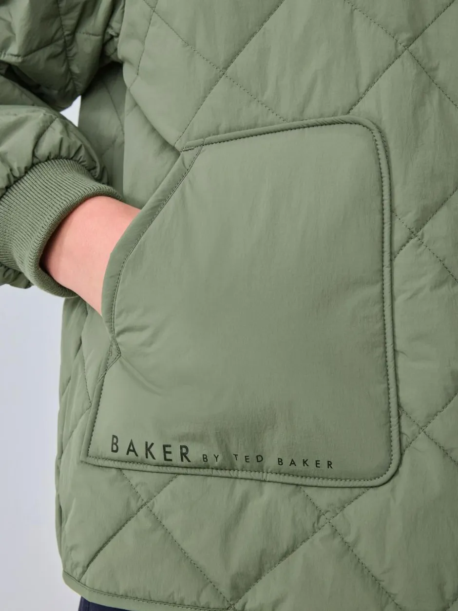 Baker by Ted Baker Sage Green Quilted Jacket Best
