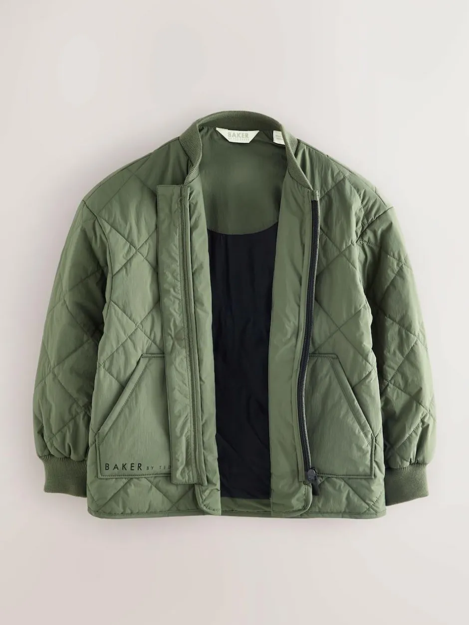 Baker by Ted Baker Sage Green Quilted Jacket Best