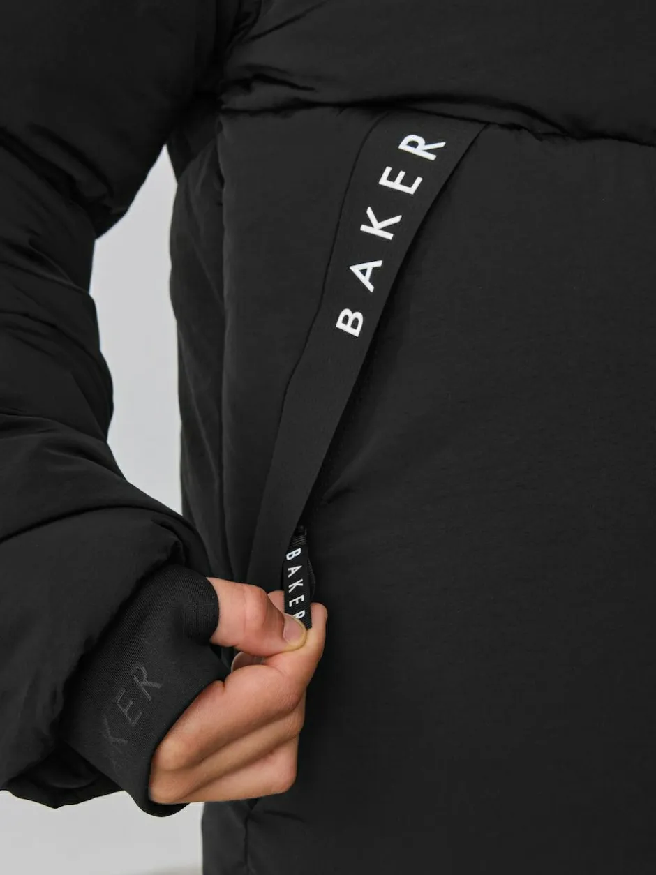 Baker by Ted Baker Shower Resistant Padded Jacket Black Hot