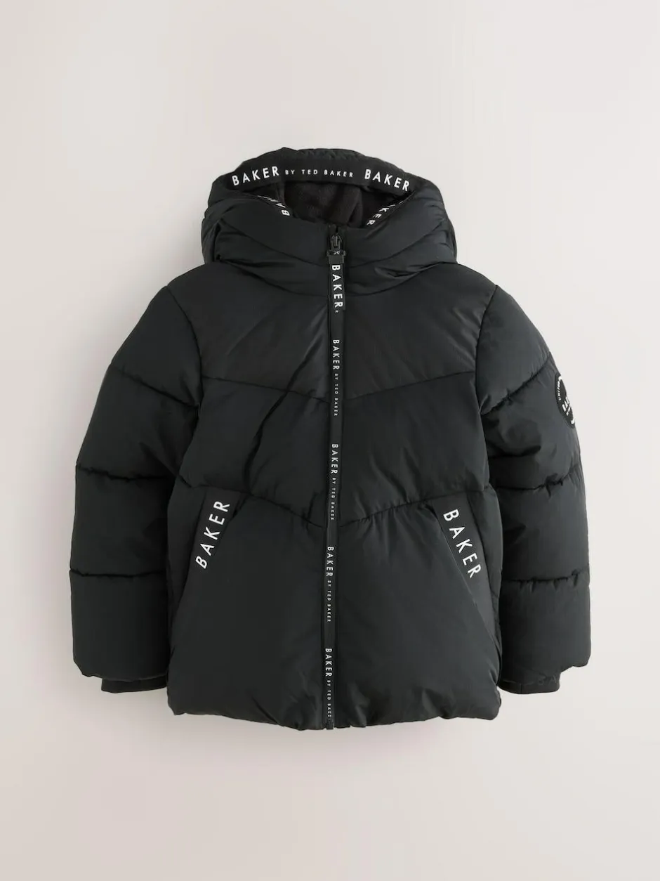 Baker by Ted Baker Shower Resistant Padded Jacket Black Hot