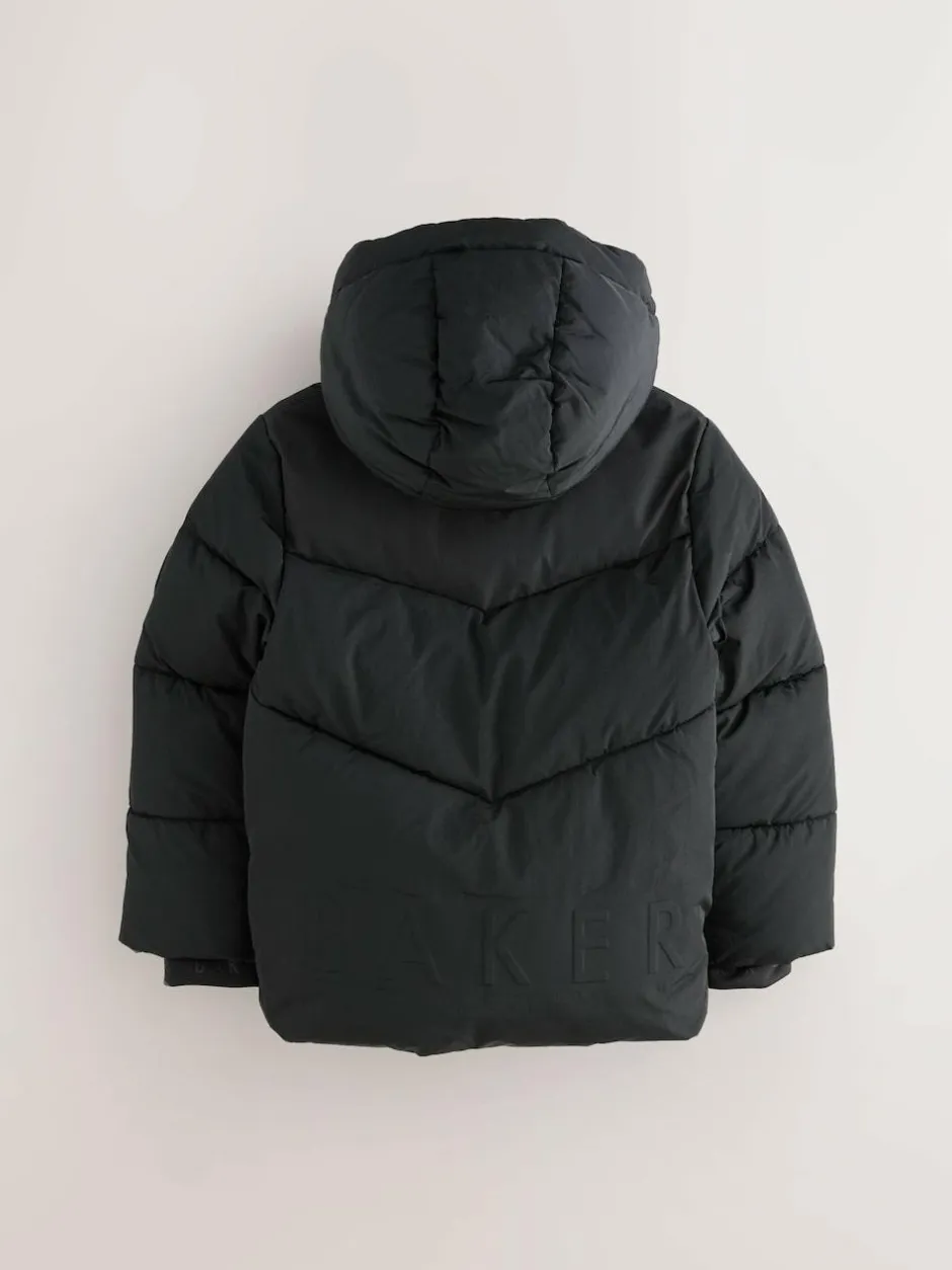 Baker by Ted Baker Shower Resistant Padded Jacket Black Hot