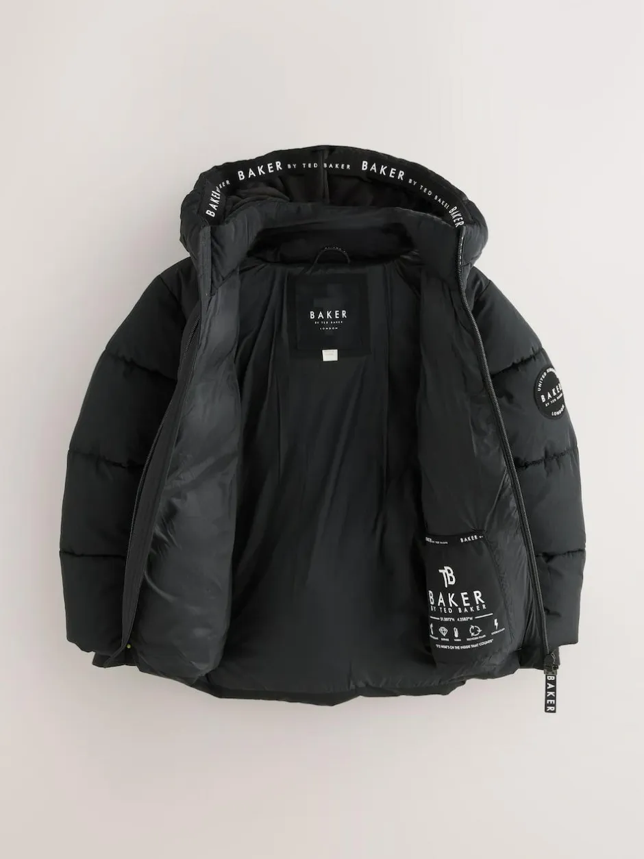 Baker by Ted Baker Shower Resistant Padded Jacket Black Hot