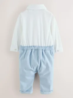 Baker by Ted Baker Smart Mockable Romper Blue