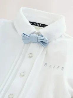 Baker by Ted Baker Smart Mockable Romper Blue