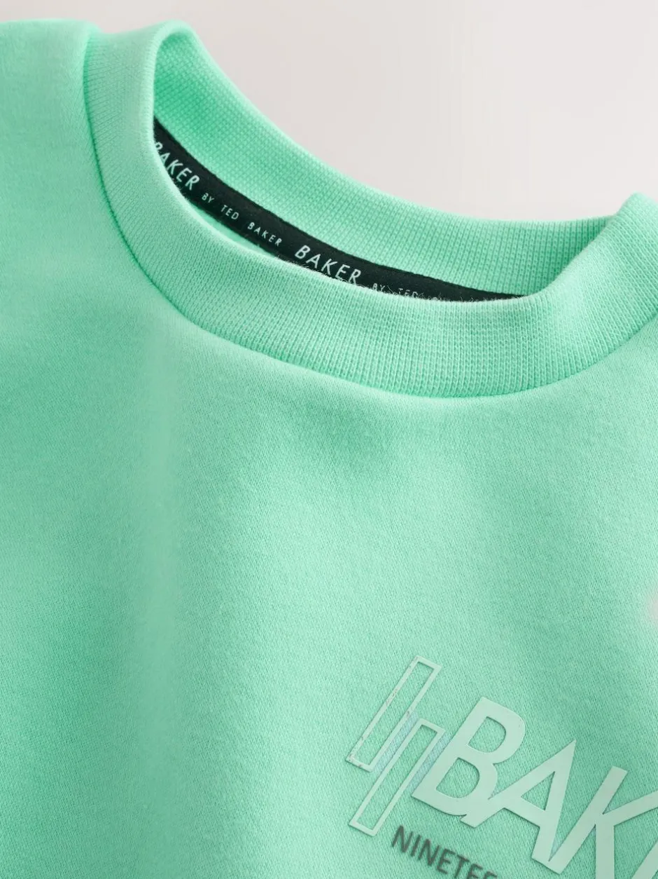 Baker by Ted Baker Sweatshirt and Cargo Joggers Set Green Discount