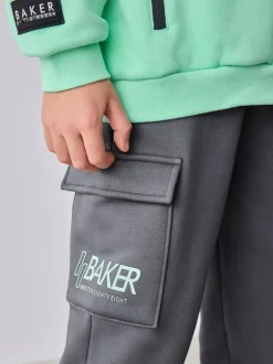Baker by Ted Baker Sweatshirt and Cargo Joggers Set Green Discount
