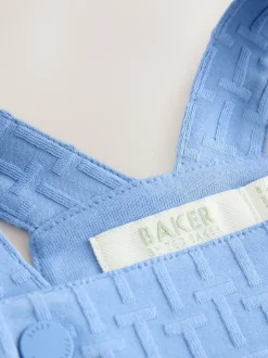 Baker by Ted Baker 'T' Texture Dungaree and Polo Shirt Set Online