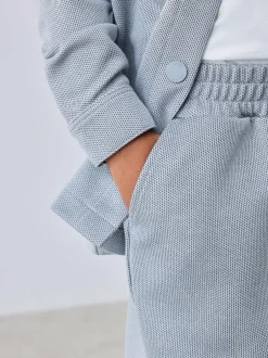 Baker by Ted Baker Textured Shacket, T-Shirt and Trousers Set