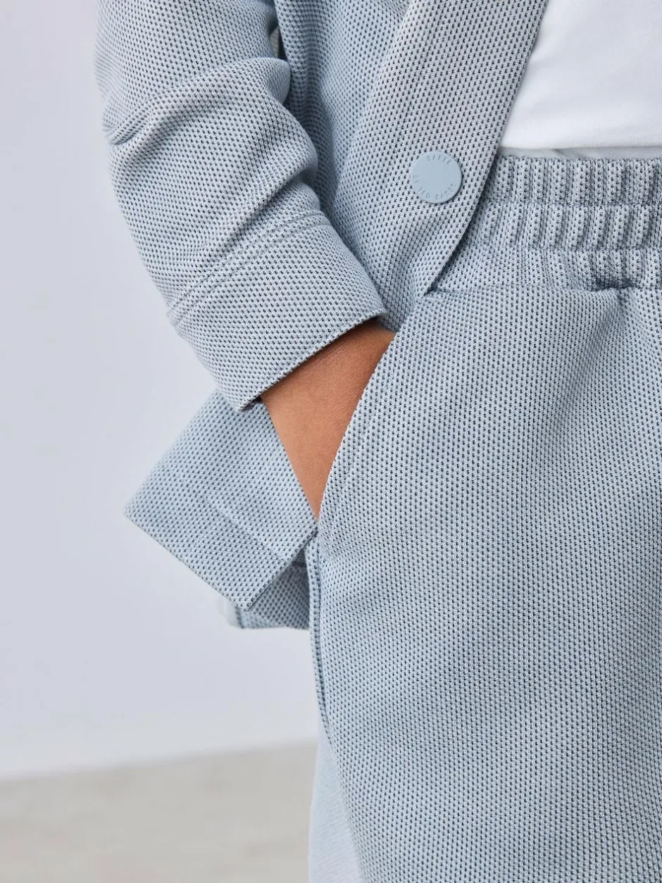 Baker by Ted Baker Textured Shacket, T-Shirt and Trousers Set