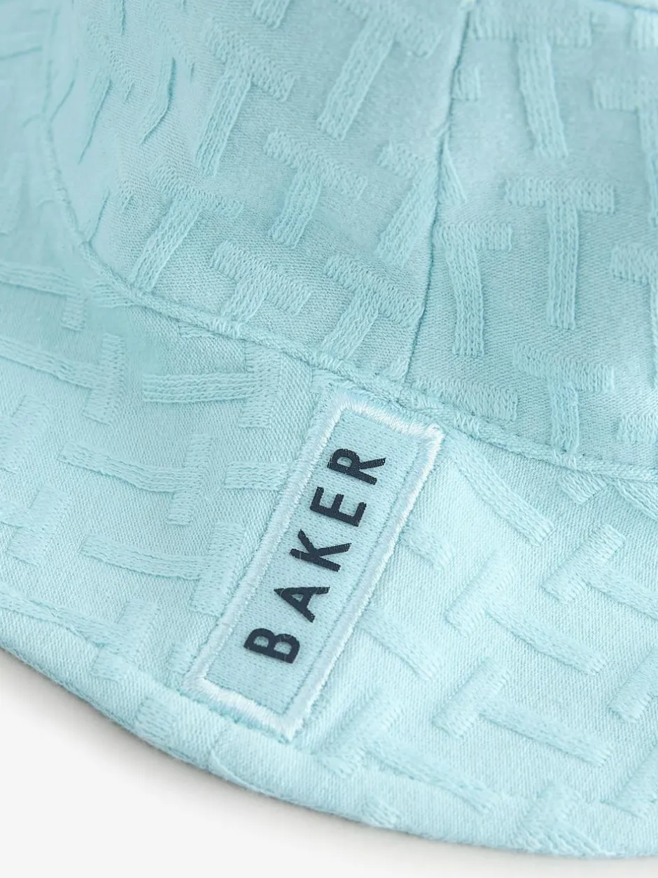 Baker by Ted Baker Textured Romper and Hat Set Blue Online
