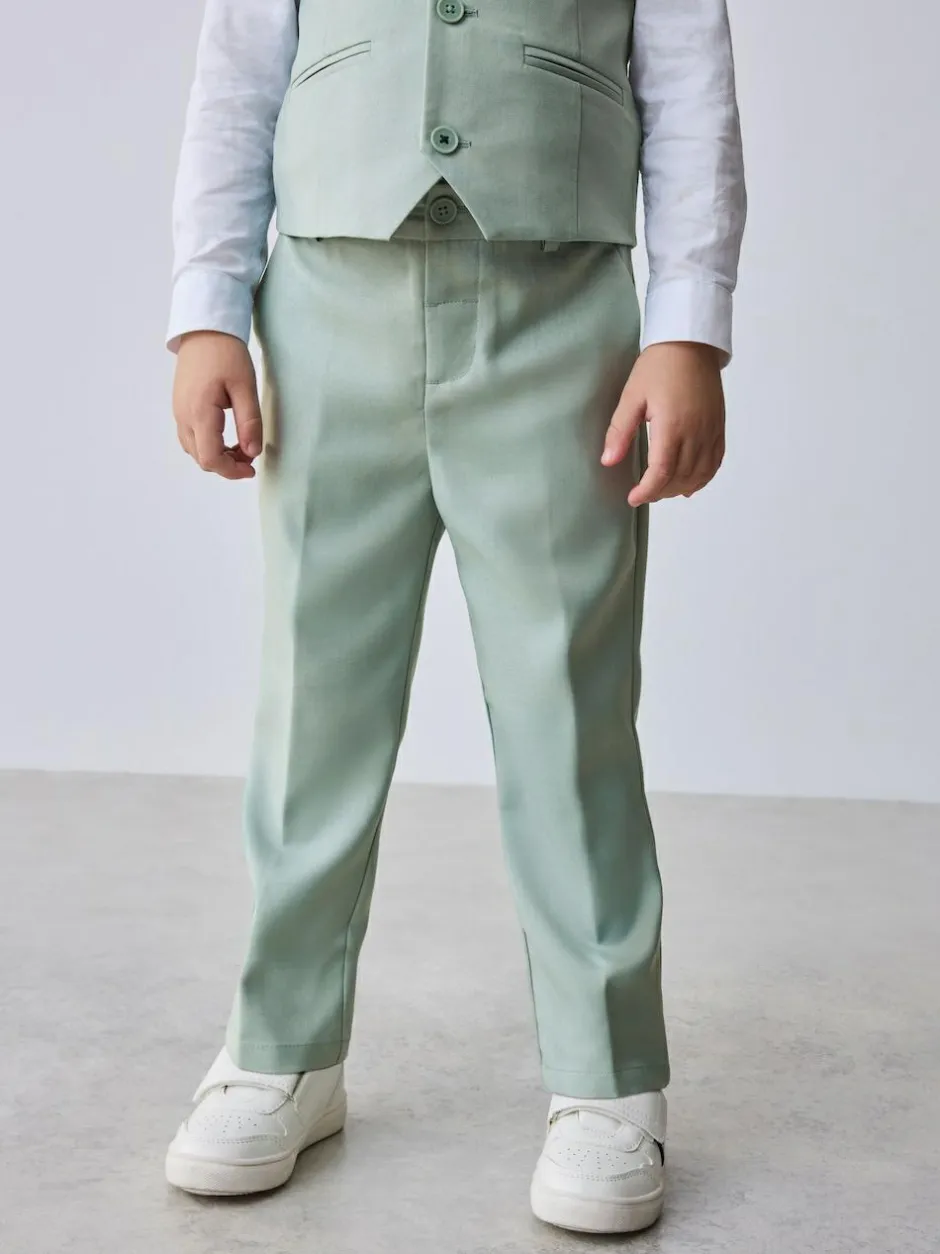 Baker by Ted Baker Waistcoat Shirt And Trousers Set Green Outlet