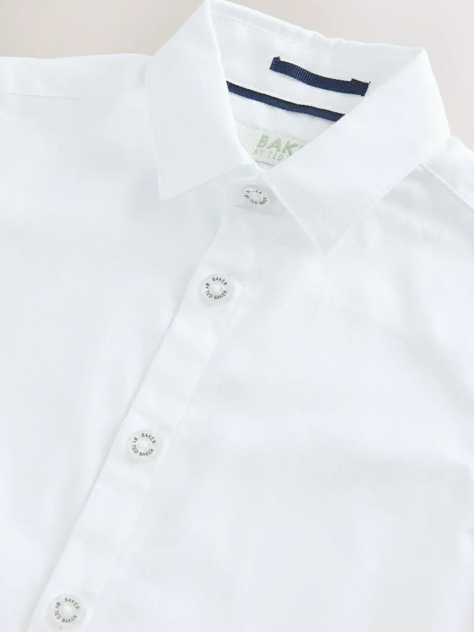 Baker by Ted Baker Waistcoat Shirt And Trousers Set Green Outlet