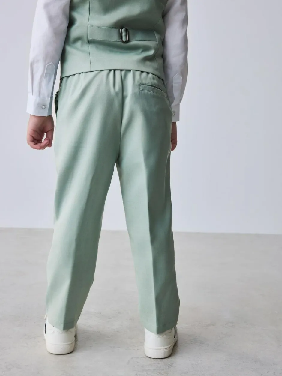 Baker by Ted Baker Waistcoat Shirt And Trousers Set Green Outlet