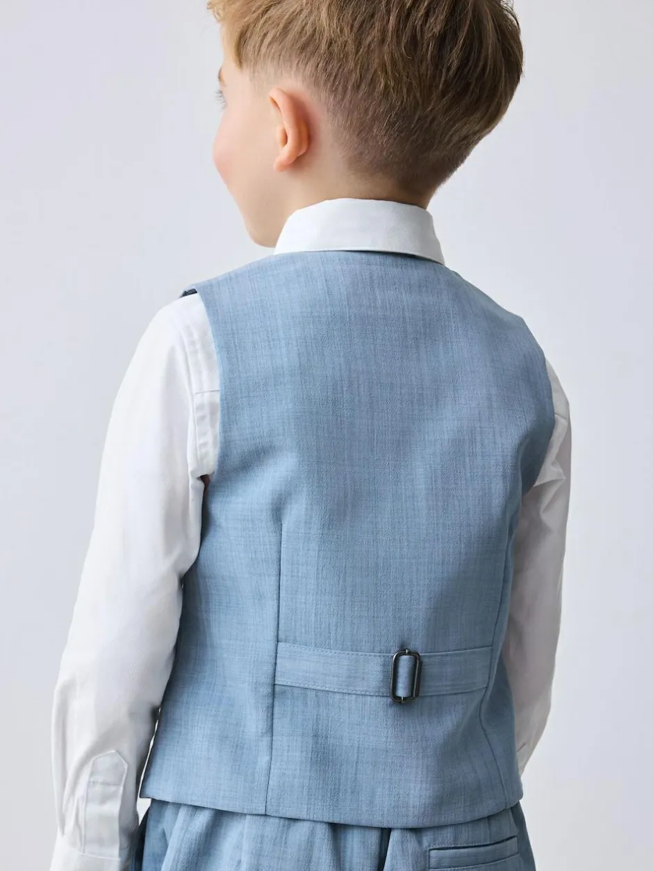 Baker by Ted Baker Waistcoat Shirt And Trousers Set Blue Sale