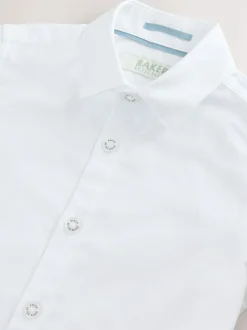 Baker by Ted Baker Waistcoat Shirt And Trousers Set Grey Hot