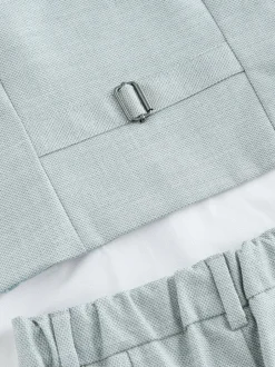 Baker by Ted Baker Waistcoat Shirt And Trousers Set Grey Hot