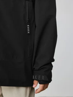 Baker by Ted Baker Waterproof Fleece Lined Coat Black Outlet