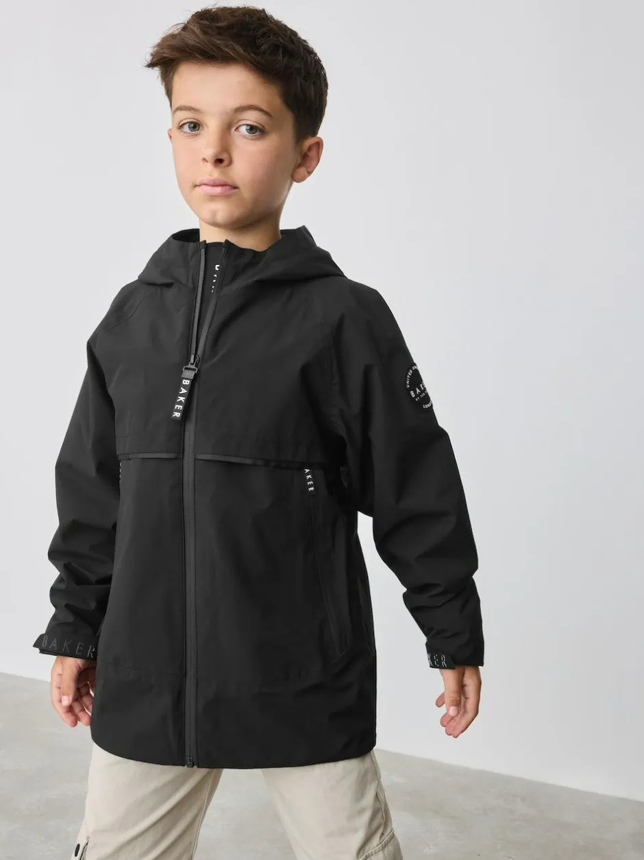 Baker by Ted Baker Waterproof Fleece Lined Coat Black Outlet