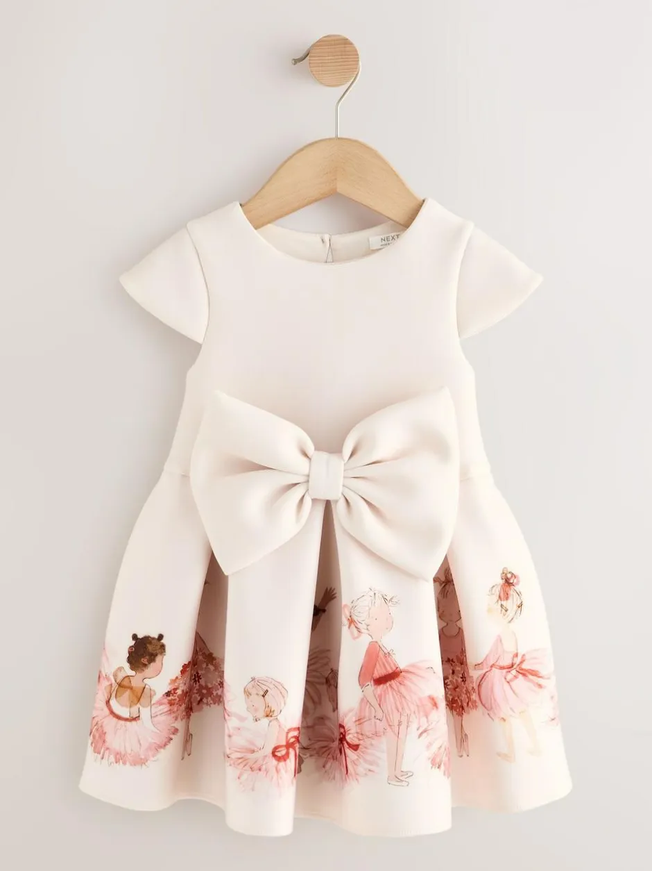 Next Scuba Occasion Dress (3mths-7yrs) Ballet Pink Discount