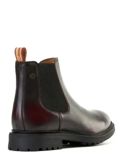 Base London Roebuck Chelsea Boot Bordo Red Clearance
