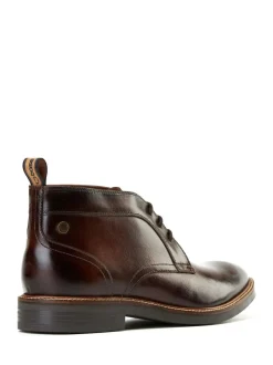 Base London Burnt Brown Lincoln Chukka Boot New