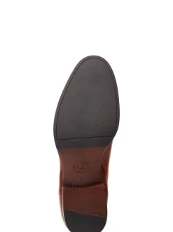Base London Whittle Chelsea Boot Burnt Tan Brown New