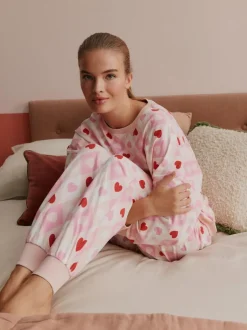Bath & Body Works Pink Hearts Twosie Pyjamas Outlet