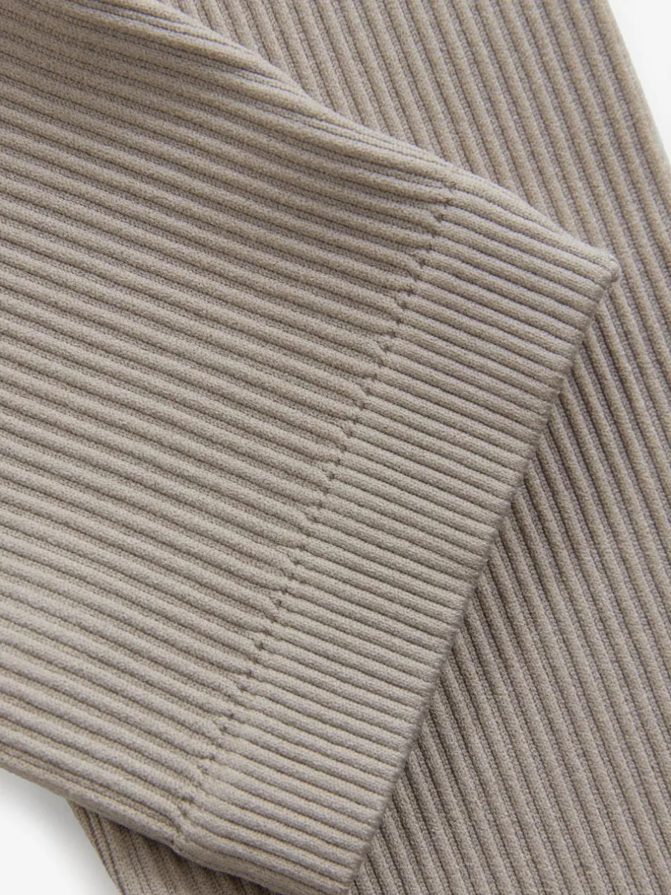 Next Beige Seamless Ribbed High Waist Leggings (3-16yrs) Hot