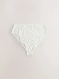 Next Berry Pink High Waist High Leg Cotton Rich Knickers 5 Pack Discount