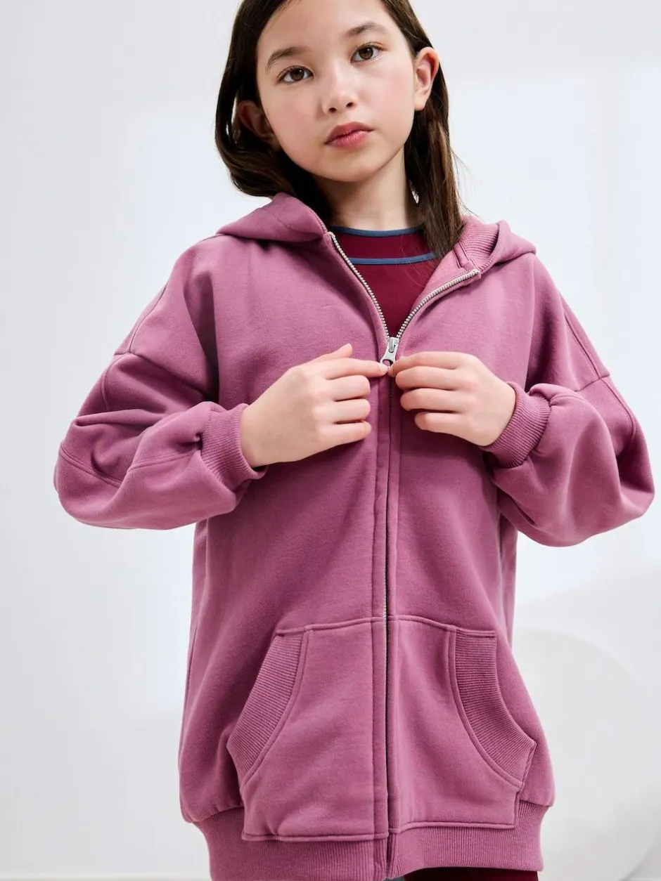 Next Berry Pink Zip Through Hoodie (3-16yrs) Sale