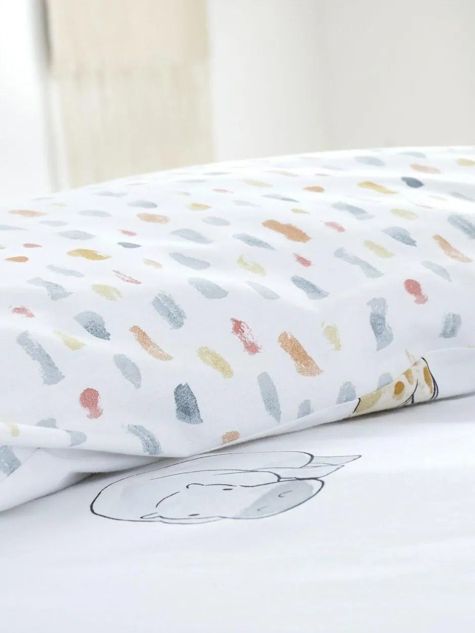 Bianca Natural Kids Zoo Animals 100% Cotton Duvet Cover And Pillowcase Set Best