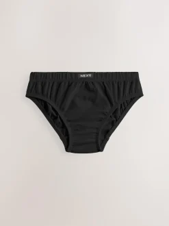 Next 100% Cotton Briefs 7 Pack (1.5-16yrs) Black Discount